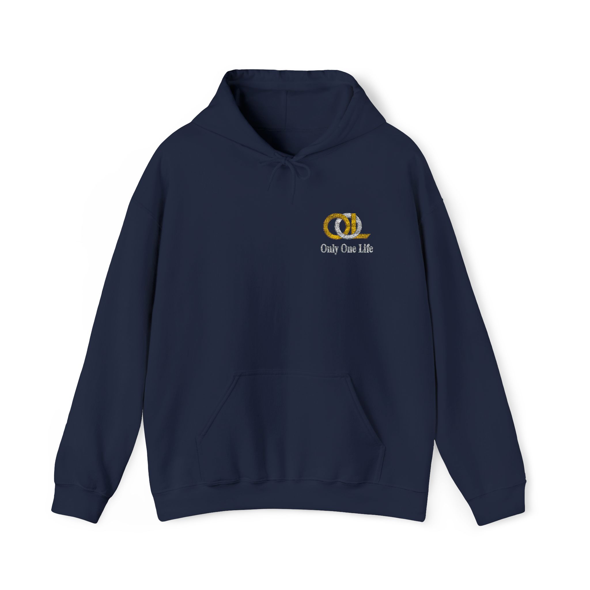 Only One Life Embroidered Hoodie | Christian Unisex Hoodie | Faith-Based Minimalist Sweatshirt | Premium Left Chest Logo Hoodie - Image 9