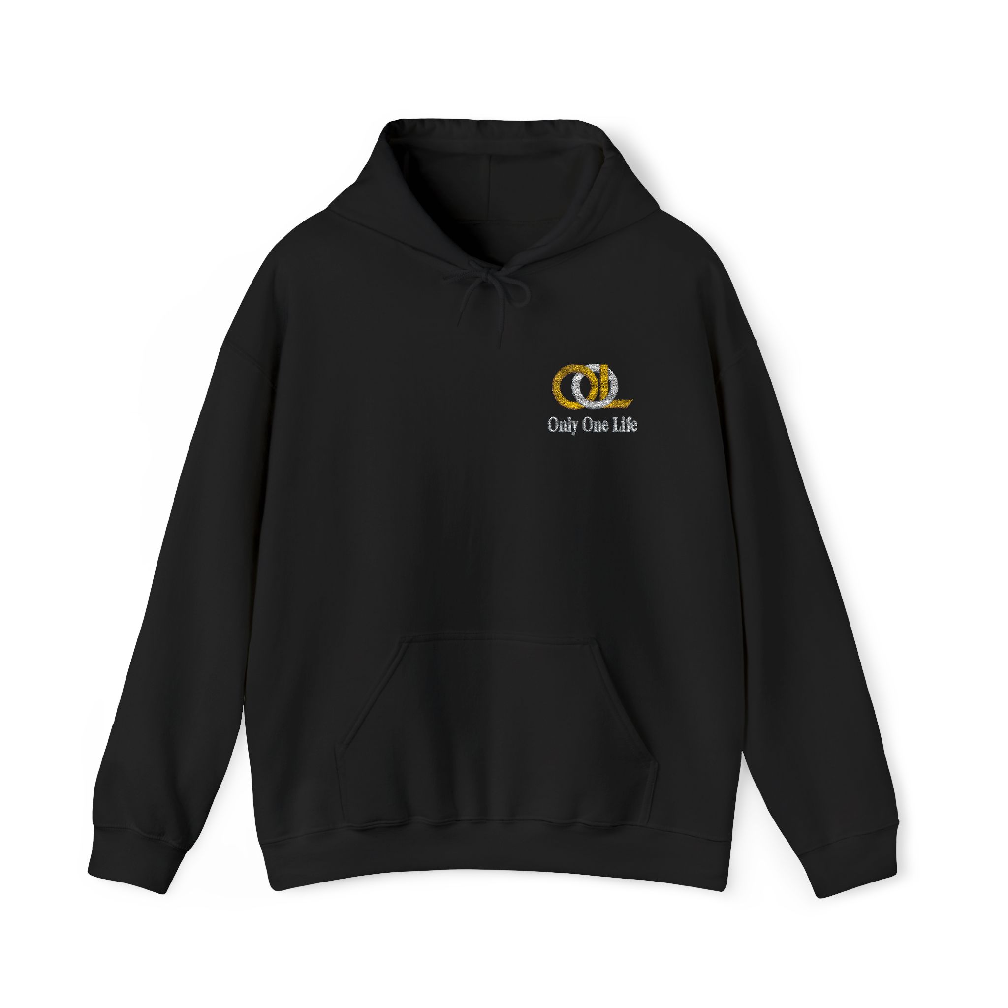 Only One Life Embroidered Hoodie | Christian Unisex Hoodie | Faith-Based Minimalist Sweatshirt | Premium Left Chest Logo Hoodie - Image 6